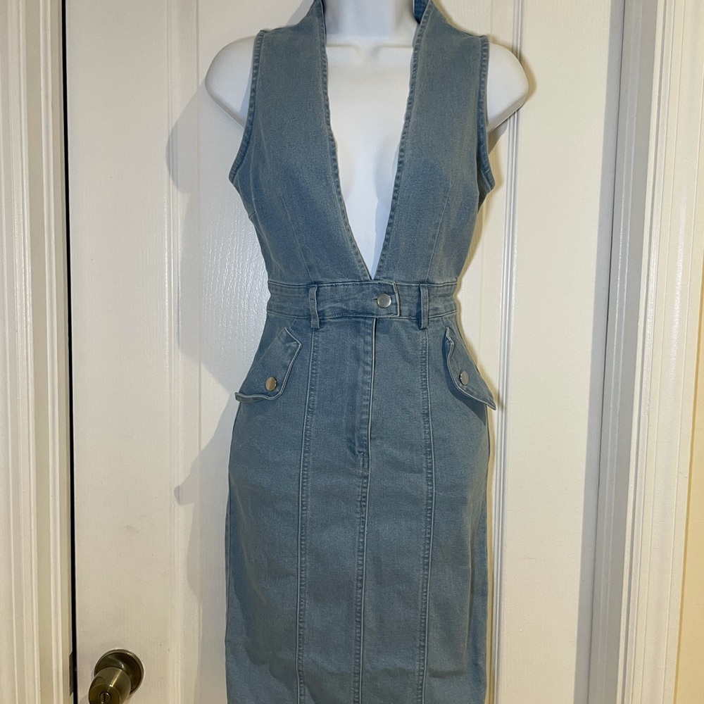 Denim Midi Dress